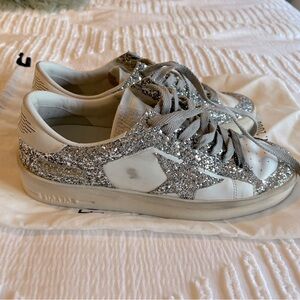 STARDAN glitter Golden Goose GGDB low top shoes - basically new